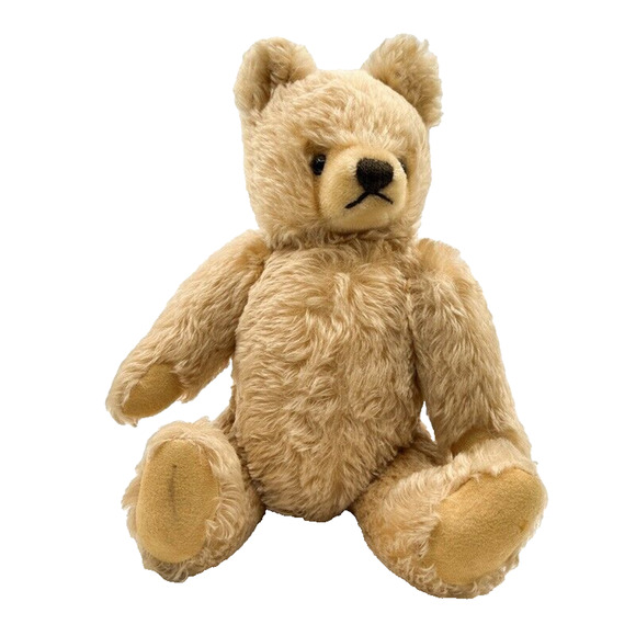 Vintage Steiff Mohair Teddy Bear Blond Jointed Missing Tag In Ear 15.5" H - Picture 1 of 13